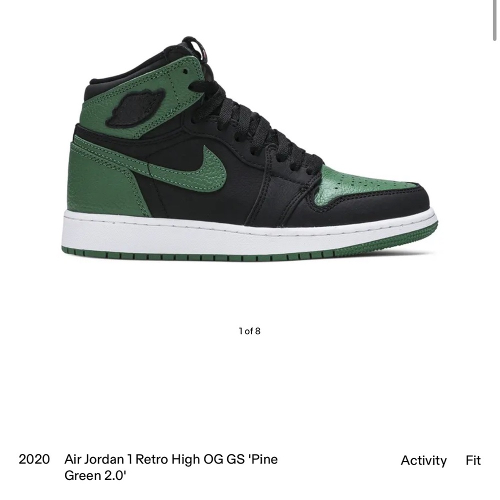 Nike Air Jordan 1 Retro High OG - Black and Green